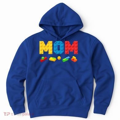 Mom Master Builder Building Bricks Blocks Family Hoodie
