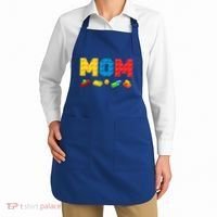 Mom Master Builder Building Bricks Blocks Family Apron thumb 2
