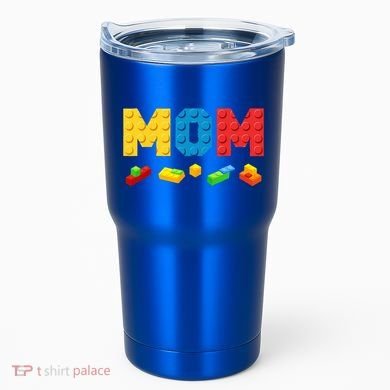 Mom Master Builder Building Bricks Blocks Family Tumbler