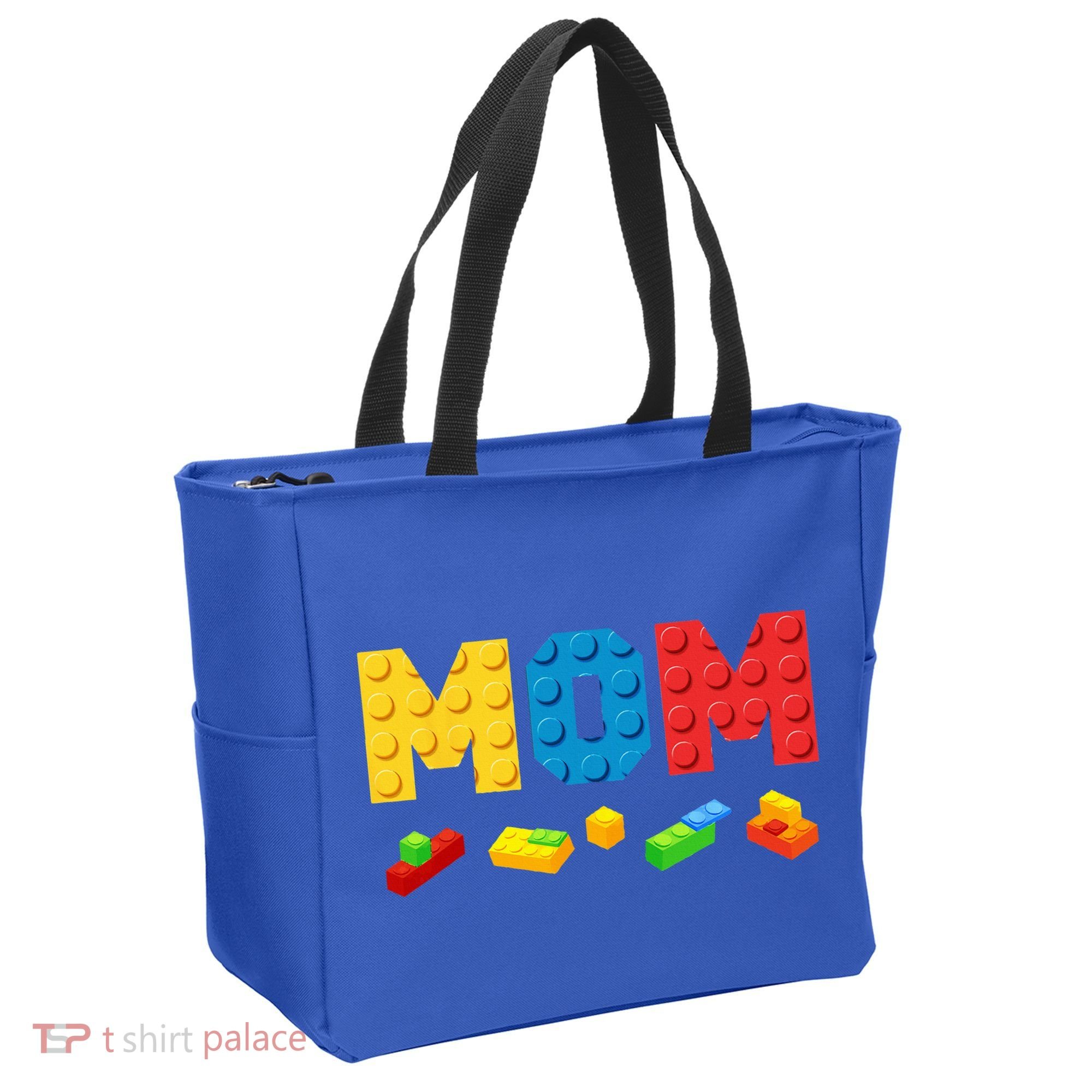 Mom Master Builder Building Bricks Blocks Family Tote Bag