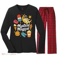 Mystical Magical Country American Women's Long Sleeve Flannel Pajama Set  thumb 0