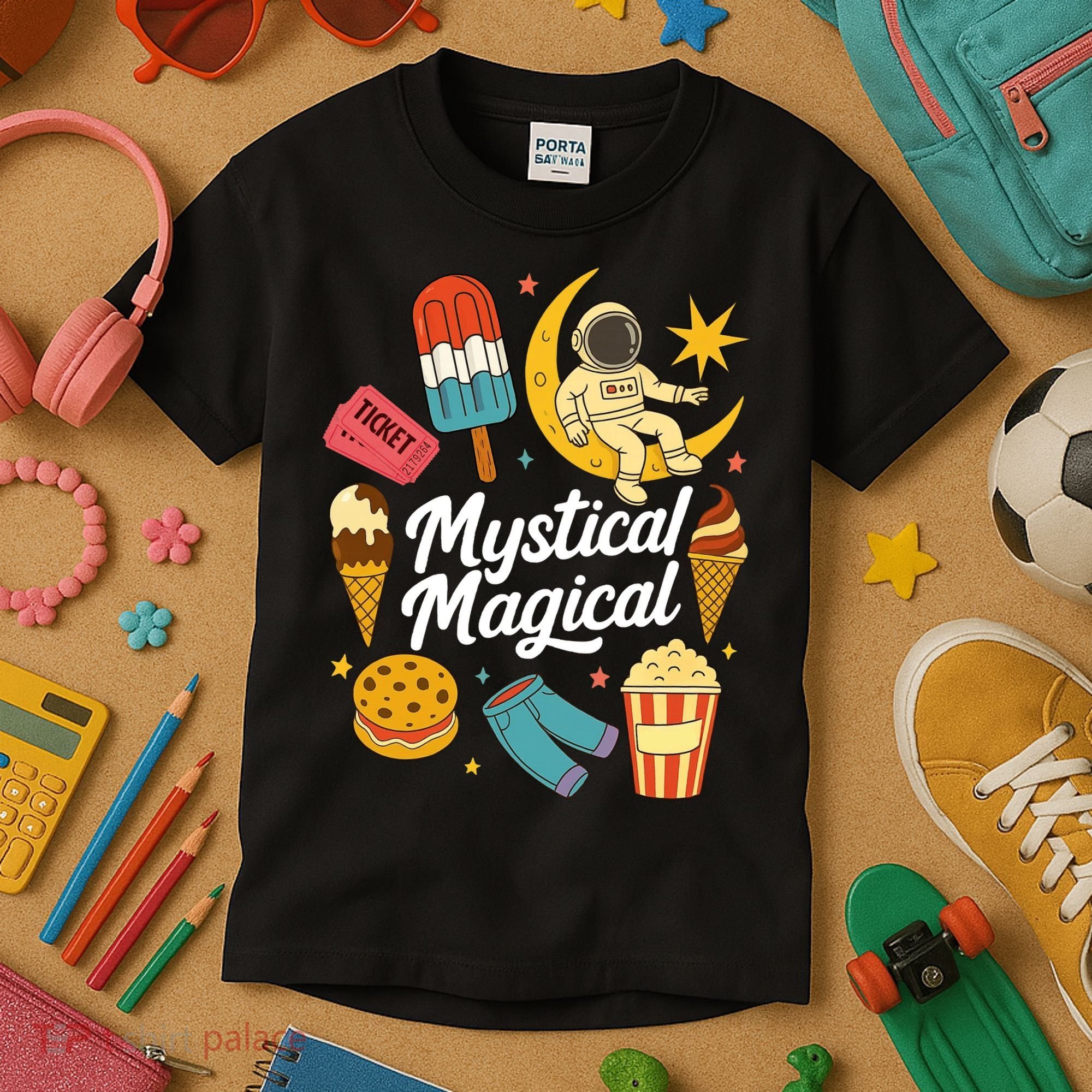 Mystical Magical Country American Kids T-Shirt