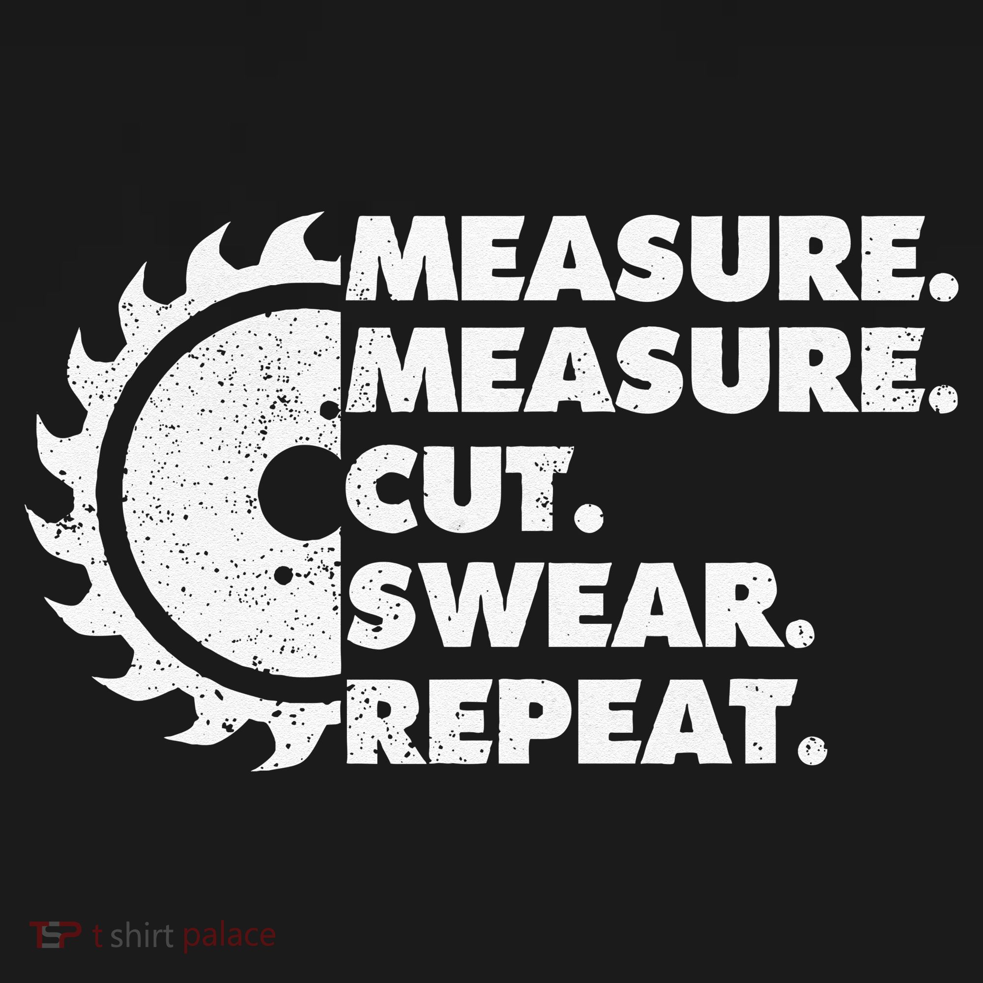 Measure Measure Cut Swear Repeat For Carpenter & Woodworker USA-Made Doggie Bandana