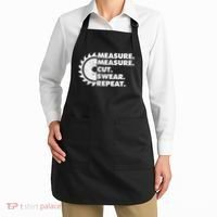 Measure Measure Cut Swear Repeat For Carpenter & Woodworker Apron thumb 2