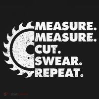 Measure Measure Cut Swear Repeat For Carpenter & Woodworker Polo thumb 3