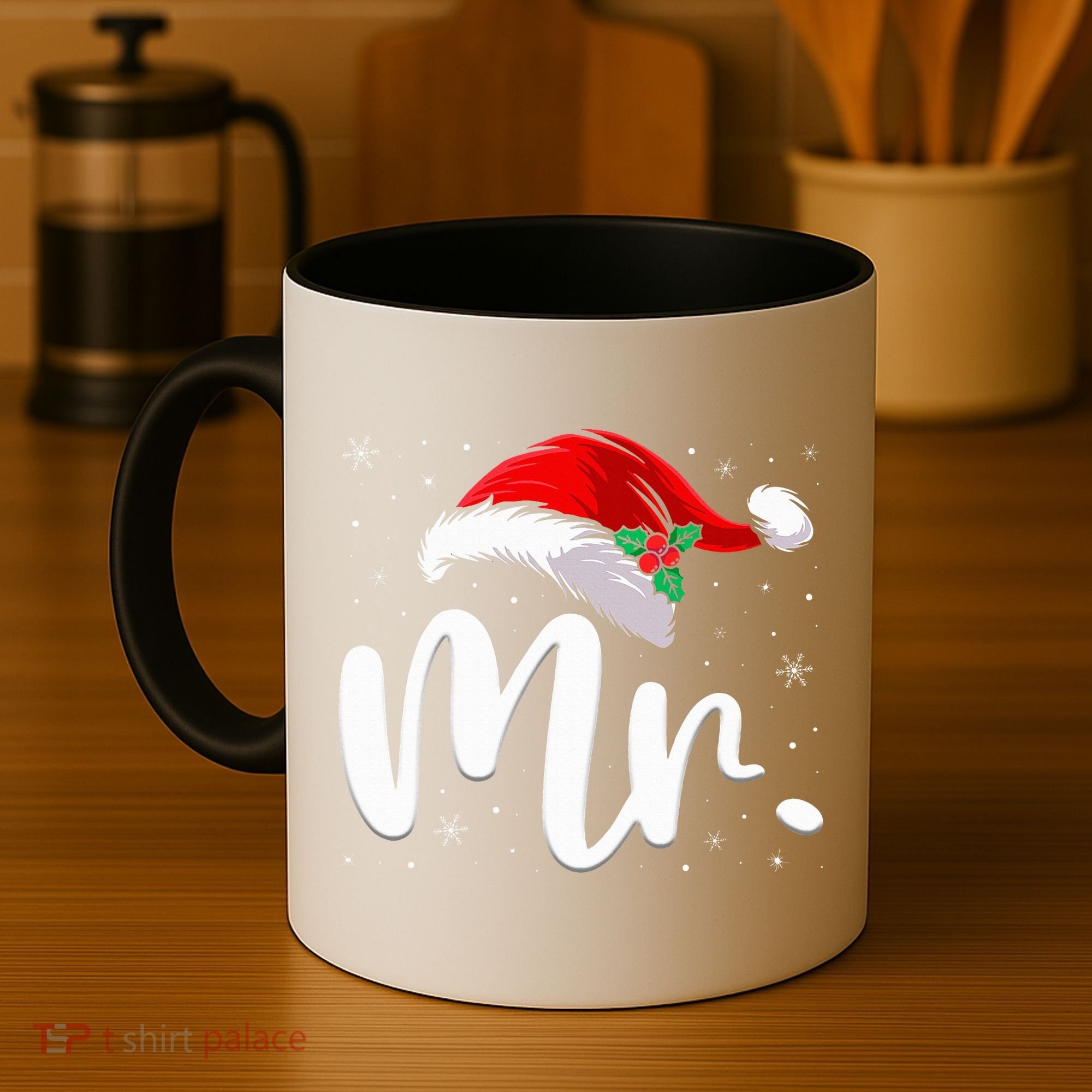 Mr Mrs Claus Christmas Couples Matching His And Her Pajamas  Coffee Mug