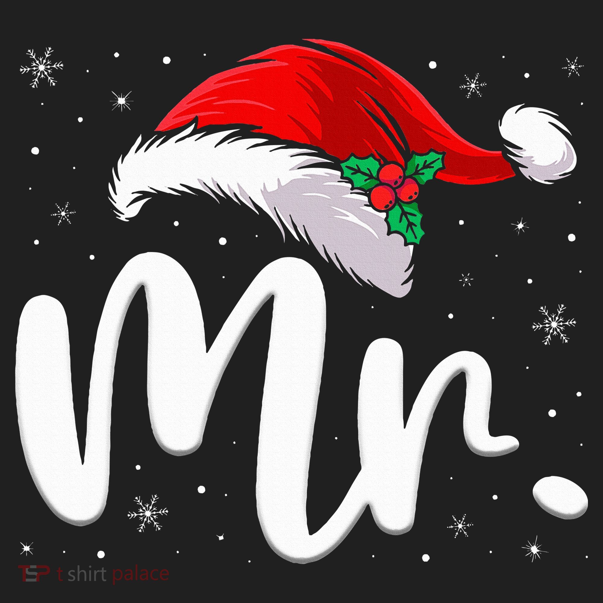 Mr Mrs Claus Christmas Couples Matching His And Her Pajamas  Beanie
