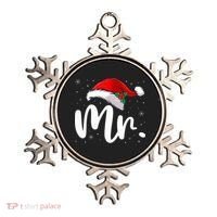 Mr Mrs Claus Christmas Couples Matching His And Her Pajamas  Ornament thumb 0