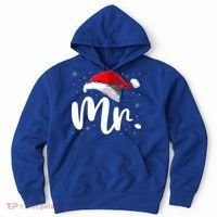 Mr Mrs Claus Christmas Couples Matching His And Her Pajamas  Hoodie thumb 0