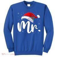 Mr Mrs Claus Christmas Couples Matching His And Her Pajamas  Sweatshirt thumb 0