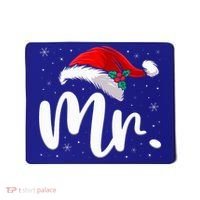 Mr Mrs Claus Christmas Couples Matching His And Her Pajamas  Mousepad thumb 0