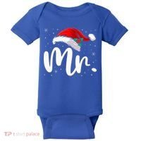 Mr Mrs Claus Christmas Couples Matching His And Her Pajamas  Baby Bodysuit thumb 0