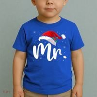 Mr Mrs Claus Christmas Couples Matching His And Her Pajamas  Toddler T-Shirt thumb 2