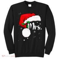 Mr Mrs Claus Christmas Couples Matching His And Her Pajamas Sweatshirt thumb 0