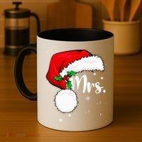 Mr Mrs Claus Christmas Couples Matching His And Her Pajamas Coffee Mug thumb 4
