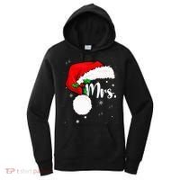 Mr Mrs Claus Christmas Couples Matching His And Her Pajamas Women's Hoodie thumb 0