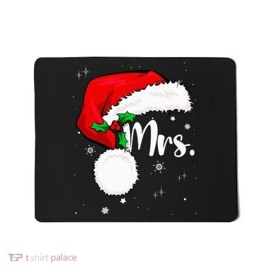 Mr Mrs Claus Christmas Couples Matching His And Her Pajamas Mousepad