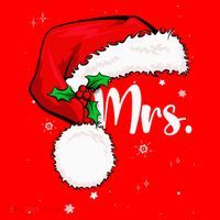 Mr Mrs Claus Christmas Couples Matching His And Her Pajamas Santa Hat thumb 1