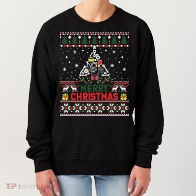 Mechanic Mechanic Christmas Tree Ugly Sweater Women's Sweatshirt