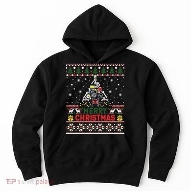 Mechanic Mechanic Christmas Tree Ugly Sweater Hoodie