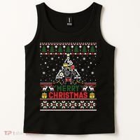 Mechanic Mechanic Christmas Tree Ugly Sweater Tank Top thumb 2