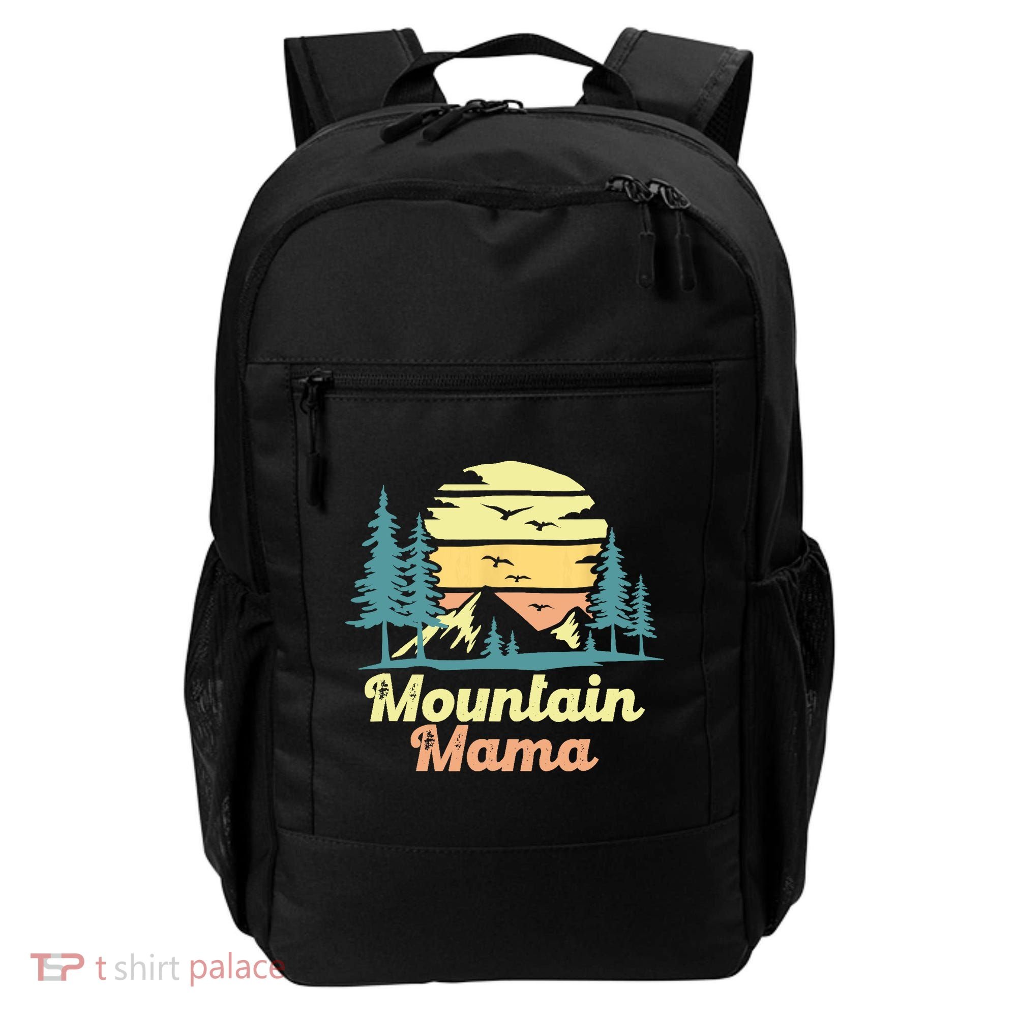 Mountain Mama Camping Hiking Mom Adventure Mothers Day Backpack
