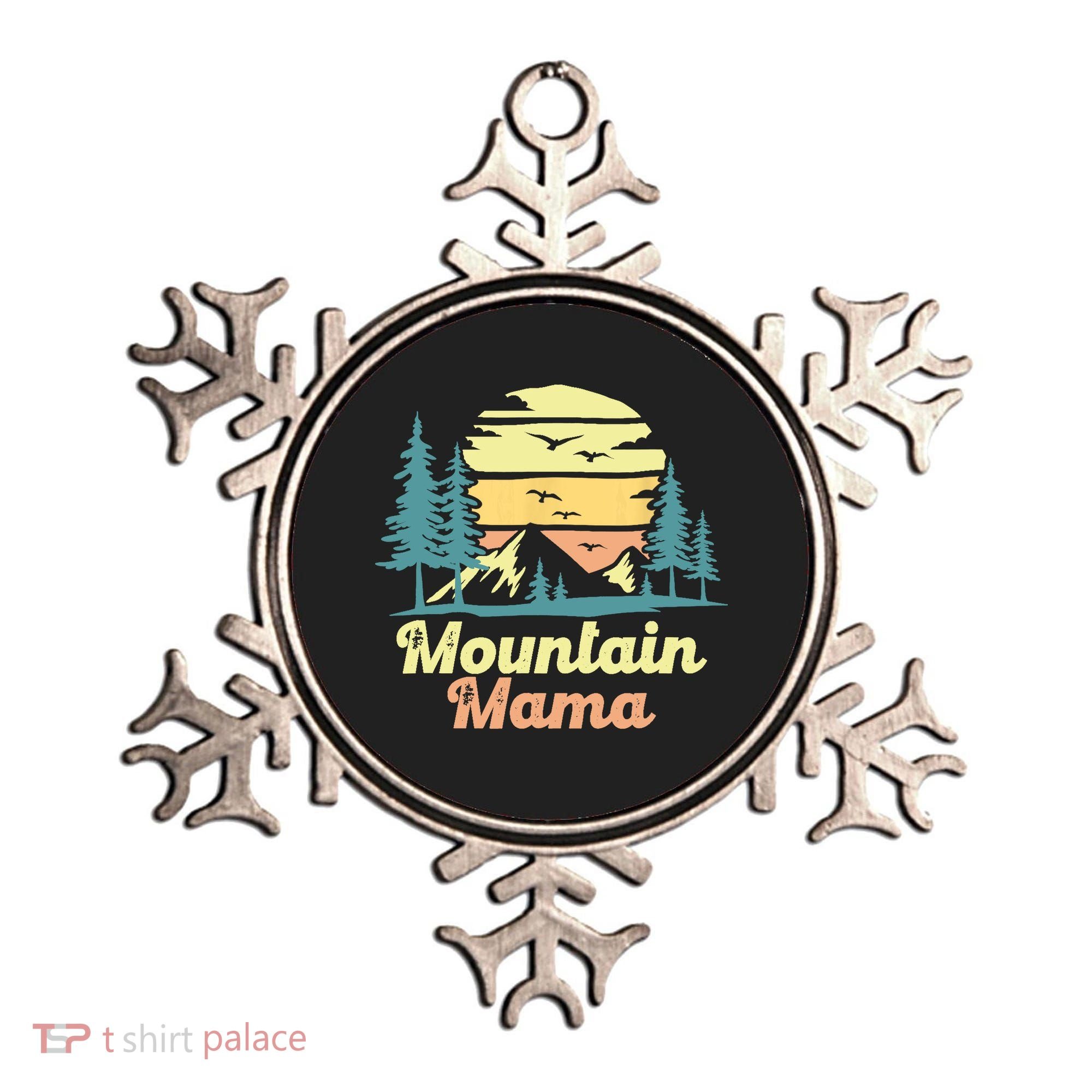 Mountain Mama Camping Hiking Mom Adventure Mothers Day Ornament