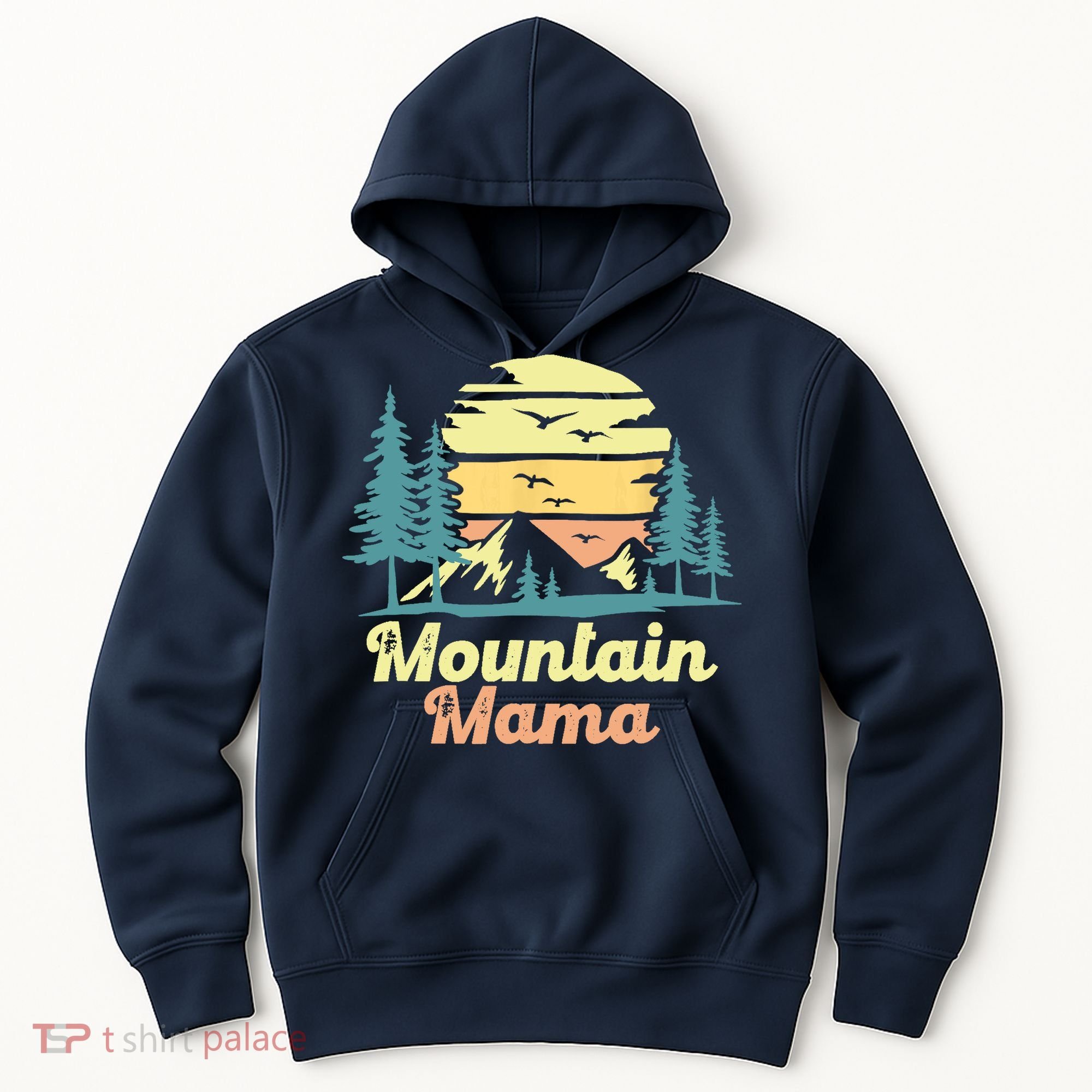 Mountain Mama Camping Hiking Mom Adventure Mothers Day Hoodie