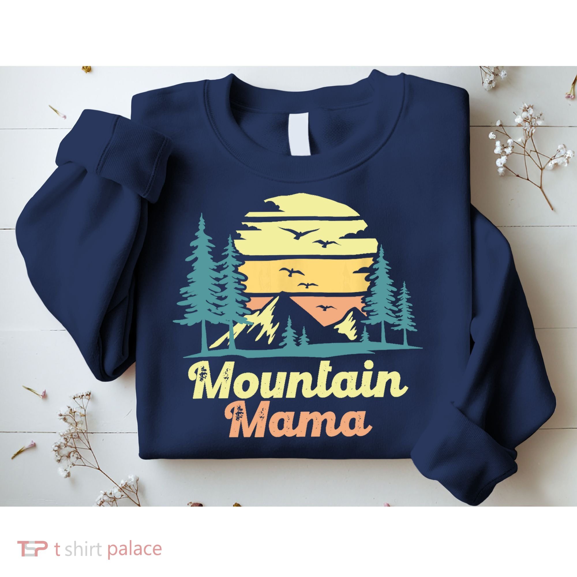 Mountain Mama Camping Hiking Mom Adventure Mothers Day Sweatshirt