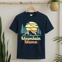 Mountain Mama Camping Hiking Mom Adventure Mothers Day T-Shirt thumb 2
