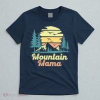 Mountain Mama Camping Hiking Mom Adventure Mothers Day T-Shirt thumb 5