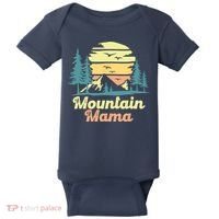 Mountain Mama Camping Hiking Mom Adventure Mothers Day Baby Bodysuit thumb 0