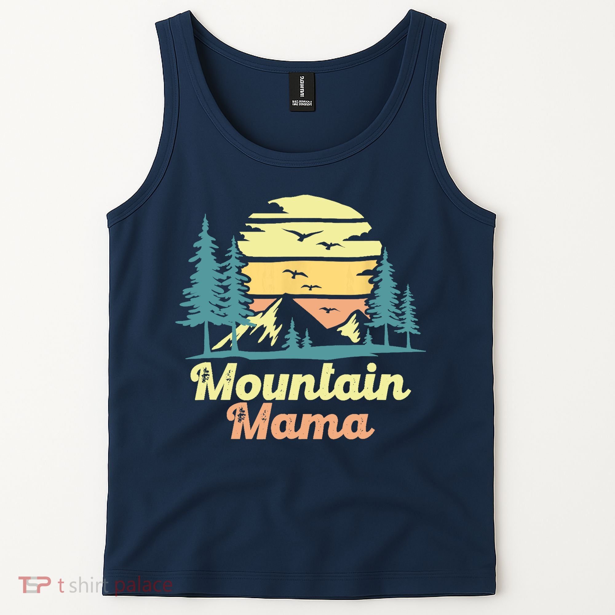 Mountain Mama Camping Hiking Mom Adventure Mothers Day Tank Top