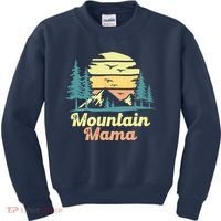 Mountain Mama Camping Hiking Mom Adventure Mothers Day Kids Sweatshirt thumb 0