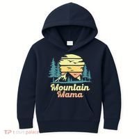 Mountain Mama Camping Hiking Mom Adventure Mothers Day Kids Hoodie thumb 0