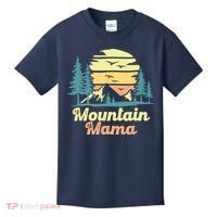 Mountain Mama Camping Hiking Mom Adventure Mothers Day Kids T-Shirt thumb 0