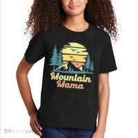 Mountain Mama Camping Hiking Mom Adventure Mothers Day Kids T-Shirt thumb 2