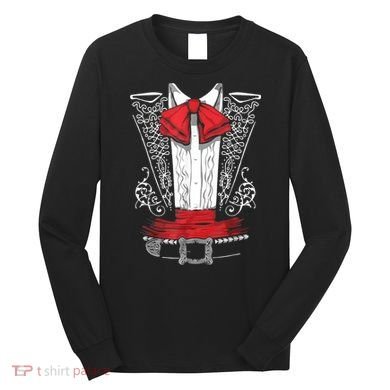 Mexican Mariachi Costume Cinco De Mayo Long Sleeve Shirt