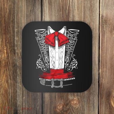 Mexican Mariachi Costume Cinco De Mayo Coaster