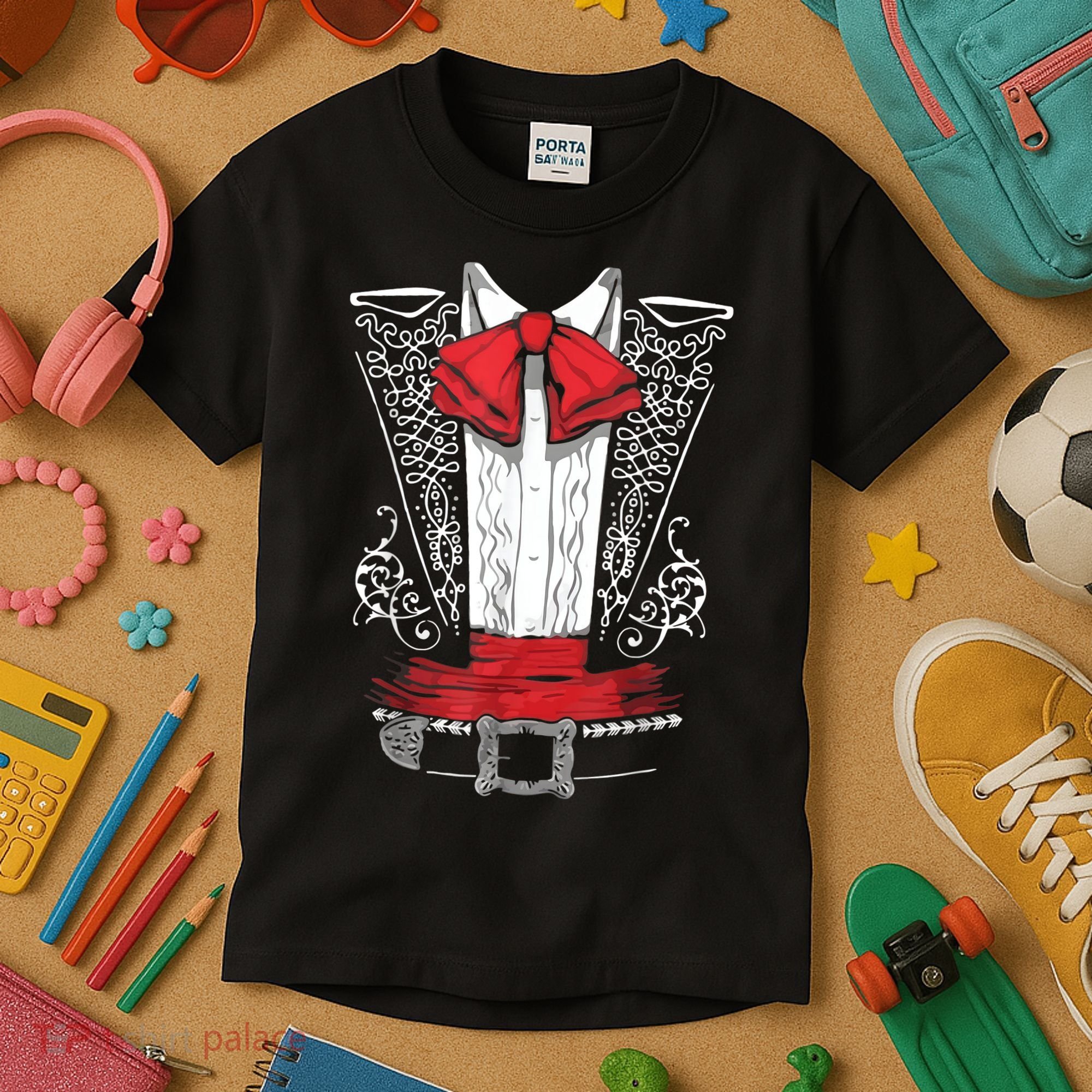 Mexican Mariachi Costume Cinco De Mayo Kids T-Shirt