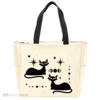 Midcentury Mid Century Cat Retro Atomic Age Space Modern Tote Bag thumb 0
