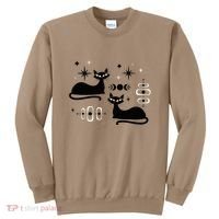 Midcentury Mid Century Cat Retro Atomic Age Space Modern Sweatshirt thumb 0