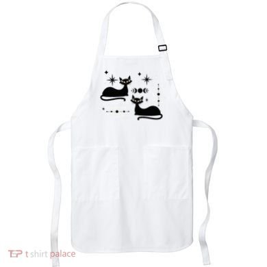 Midcentury Mid Century Cat Retro Atomic Age Space Modern Apron