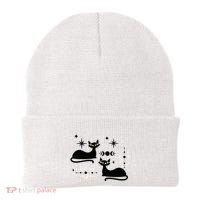 Midcentury Mid Century Cat Retro Atomic Age Space Modern Beanie thumb 0