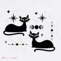 Midcentury Mid Century Cat Retro Atomic Age Space Modern Ornament thumb 1
