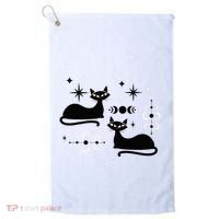 Midcentury Mid Century Cat Retro Atomic Age Space Modern Golf Towel thumb 0