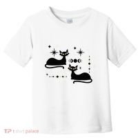 Midcentury Mid Century Cat Retro Atomic Age Space Modern Toddler T-Shirt thumb 0