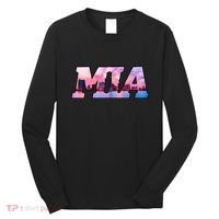 Mia Miami City Skyline Of Miami Beach Florida Long Sleeve Shirt thumb 0