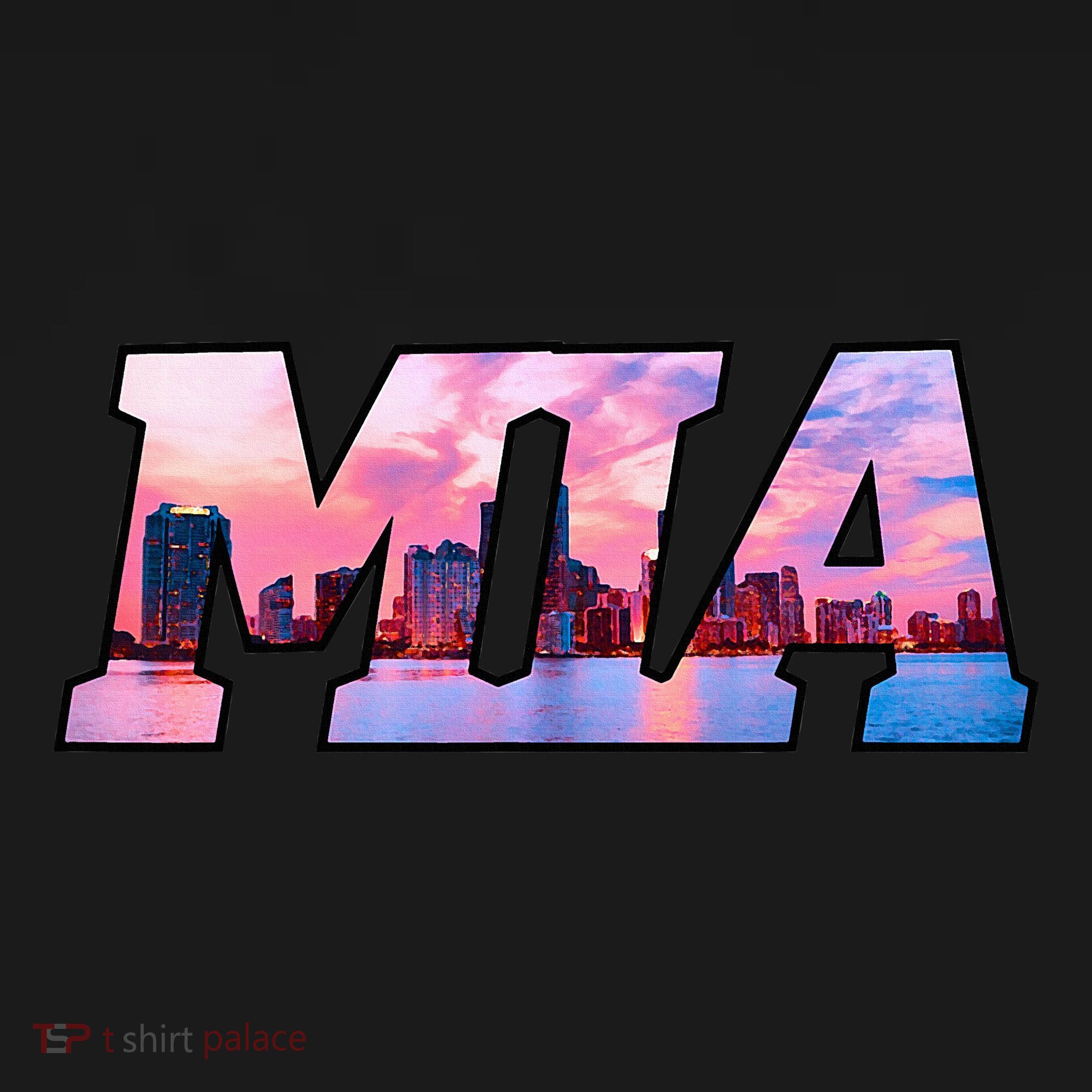 Mia Miami City Skyline Of Miami Beach Florida Women's Hoodie