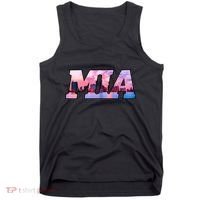 Mia Miami City Skyline Of Miami Beach Florida Tank Top thumb 0